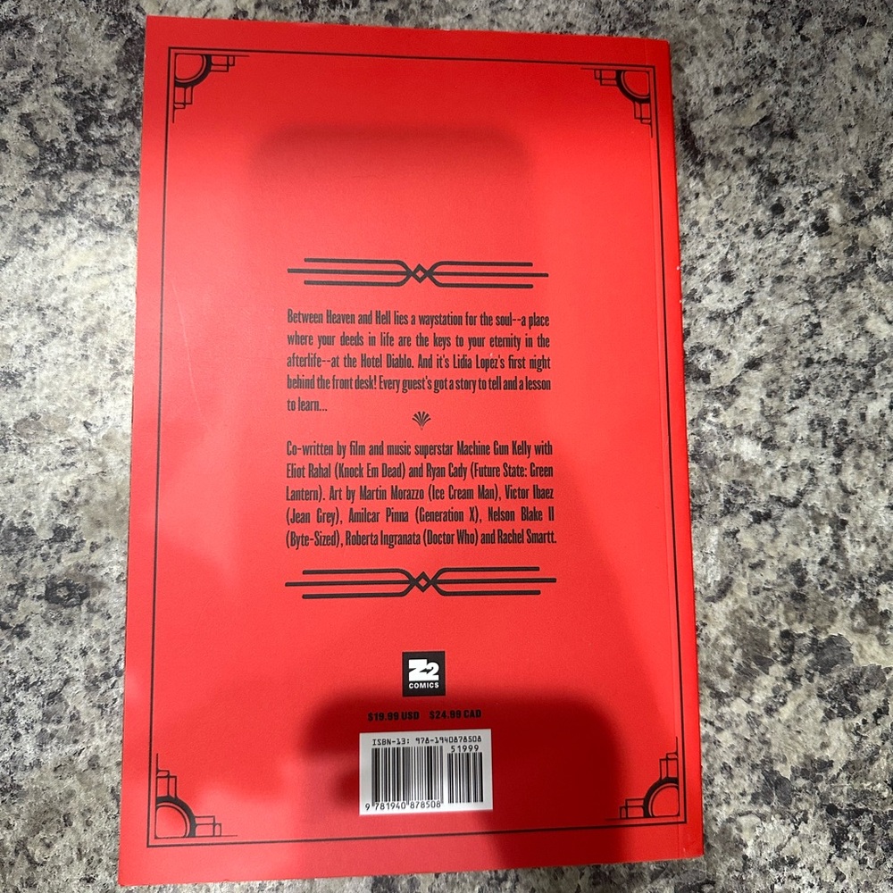 Machine Gun Kelly's Hotel Diablo Comic Book By Colson Baker 2021 Paperback - Picture 2 of 10